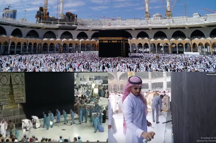 Intip Sibuknya Proses Pembersihan Masjidil Haram, Perlu 2700 Pekerja Selama 24 Jam Non Stop!