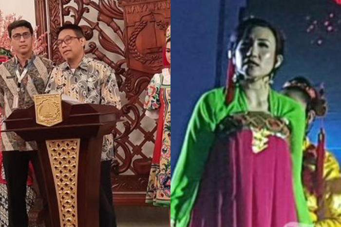 Deputi Gubernur Bidang Budaya dan Pariwisata DKI Jakarta Dadang Solihin (kiri), acara yang diselenggarakan saat Pecinan Batavia 2019 (kanan).