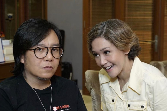 Foto nyeleneh Ari Lasso dipamerkan oleh Maia Estianty, begini respon dari warganet!