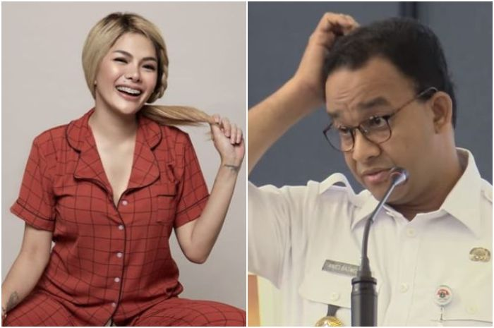 Nikita Mirzani protes terhadap kebijakan Gubernur Anies Baswedan yang kembali memperketat PSBB.