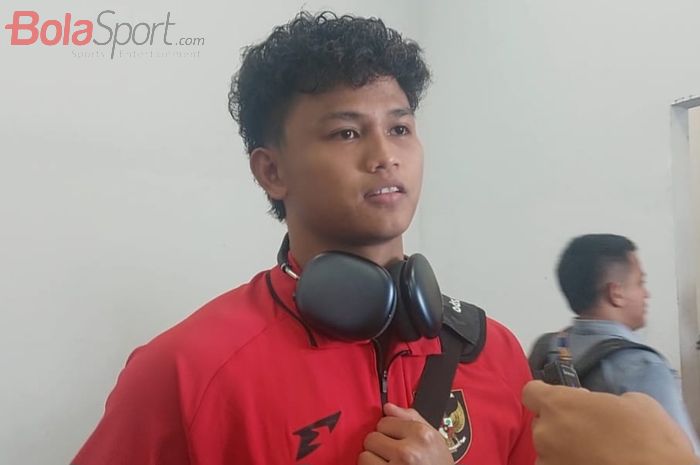 Striker Timnas U-23 Indonesia Hokky Caraka, di ambang menjadi pemain Persita. 