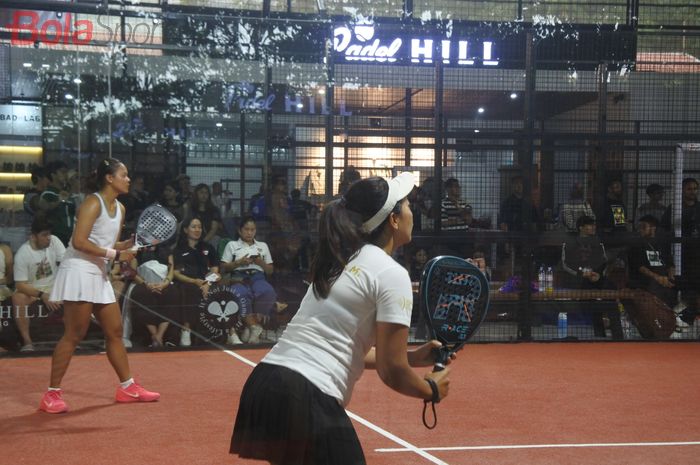 Suasana laga final kategori Women' Drawing Open, Sirkuit Indonesia Open 2025, yang diselenggarakan di Bandung, Minggu (27/7/2025).