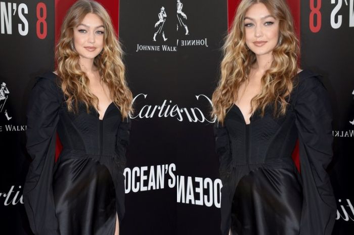 Supermodel Gigi Hadid hadiri gala premier Ocean's 8