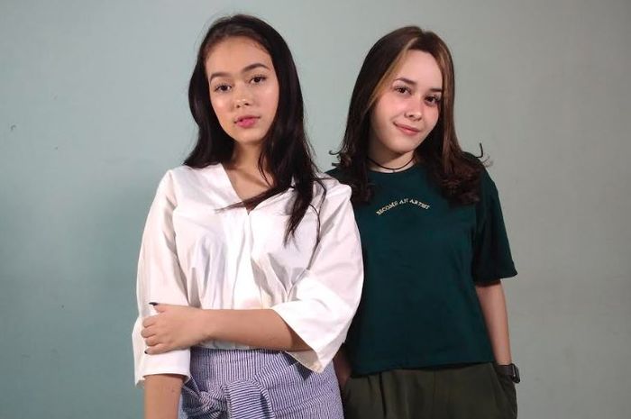 Rebecca Klopper dan Shakira Sheldrick saat berkunjung ke kantor Grid.ID, Gedung Kompas Gramedia Maja