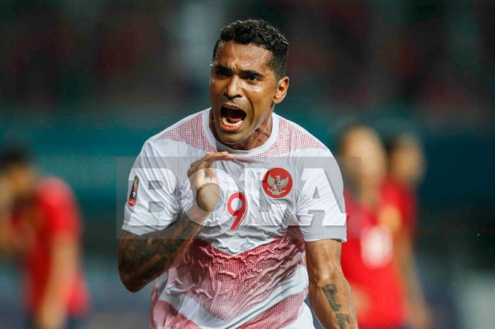 Beto Goncalves saat membela timnas Indonesia.