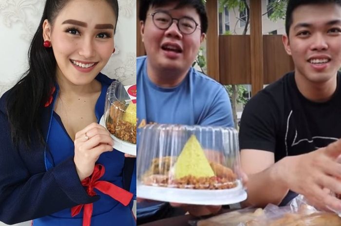 Review nasi tumpeng mini Ayu Ting Ting bikin YouTuber Anak Kuliner kaget