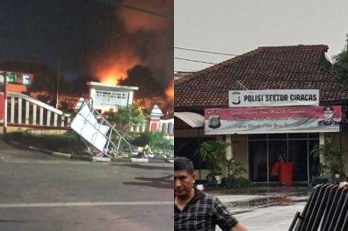 Pembakaran Polsek Ciracas di Jakarta Timur