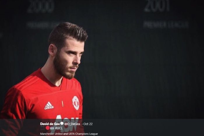 David De Gea, penjaga gawang Manchester United.