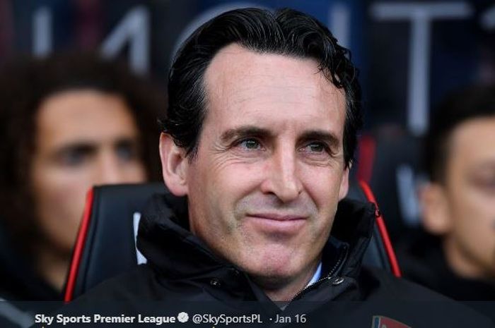 Pelatih Arsenal, Unai Emery.