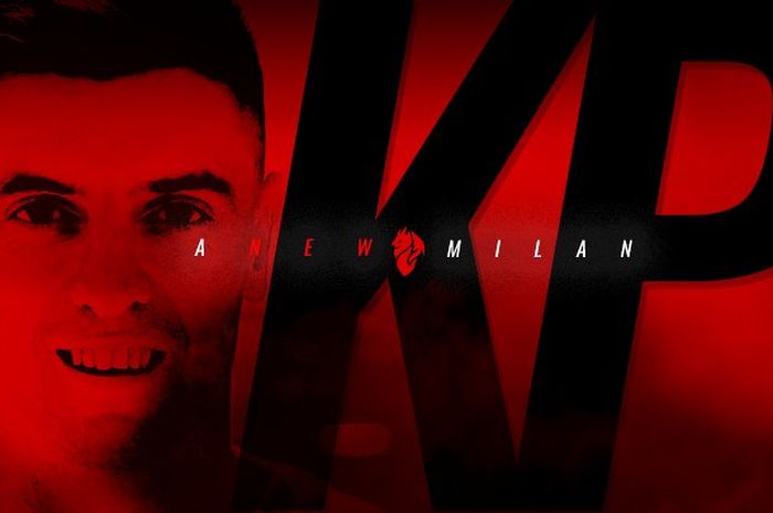 Krzysztof Piatek resmi menjadi pemain AC Milan pada 23 Januari 2019.