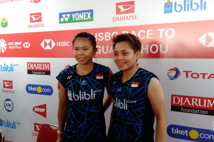 Greysia Polii/Apriyani Rahayu di Indonesia Masters 2109, Sabtu, (26/01/2019).