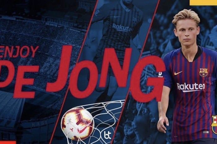 Gelandang baru Barcelona, Frenkie De Jong.