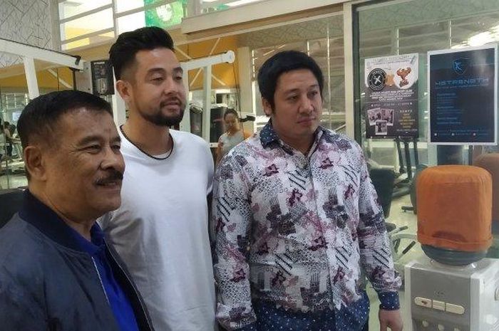 Bek asal Jepang, Kunihiro Yamashita datang ke tempat latihan Persib Bandung.