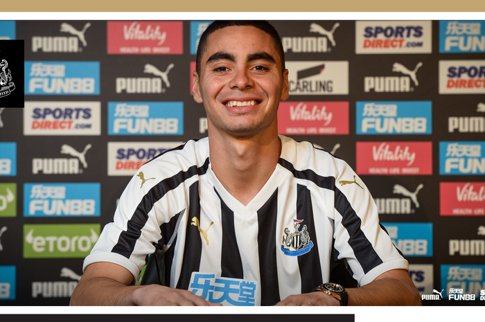 Penyerang baru Newcastle United, Miguel Almiron.