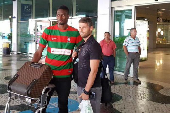 Calon striker Persebaya, Amido Balde, asal Guinea-Bissau yang membela klub Libya, Al-Nasr Benghazi.