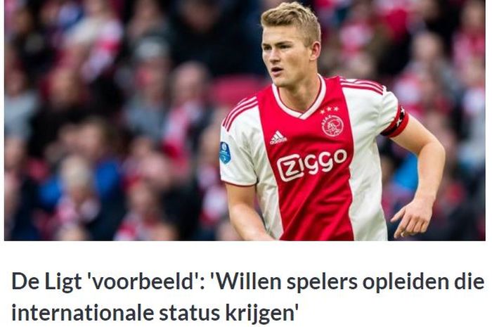 Bek Ajax Amsterdam, Matthijs De Ligt.