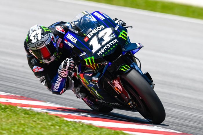 Maverick Vinales meraih posisi pertama di tes pramusim MotoGP 2019 hari kedua yang digelar di Sirkuit Sepang, Malaysia, Kamis (7/2/2019).