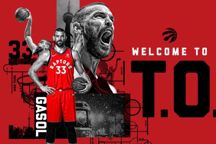 Marc Gasol gabung ke Toronto Raptors