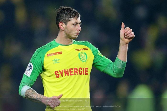 Emiliano Sala, dipastikan meninggal dunia dalam kecelakaan pesawat di Selat Inggris.