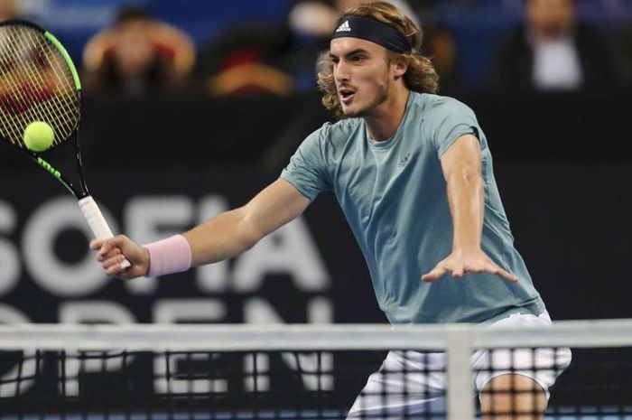 Stefanos Tsitsipas pada turnamen Sofia Open