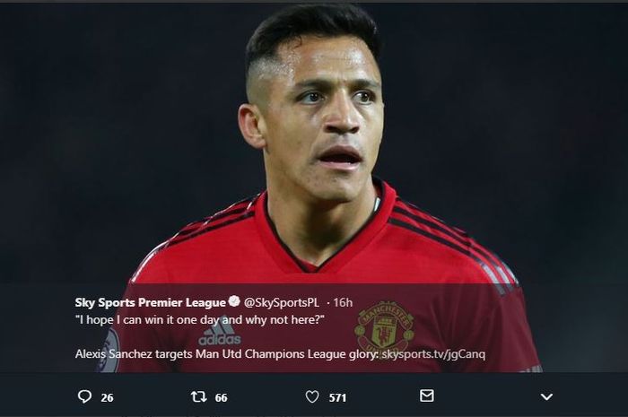 Pemain sayap Manchester United, Alexis Sanchez, optimistis dengan peluang timnya di Liga Champions musim ini.