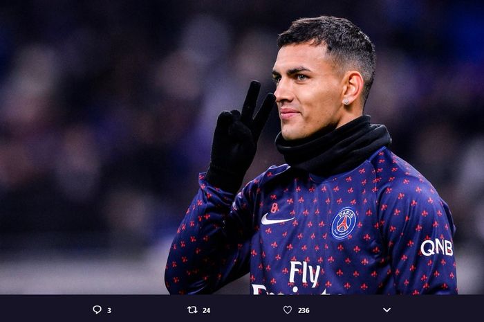 Gelandang bertahan Paris Saint-Germain, Leandro Paredes