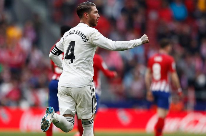 Kapten Real Madrid, Sergio Ramos, berpeluang mengikuti jejak Cristiano Ronaldo