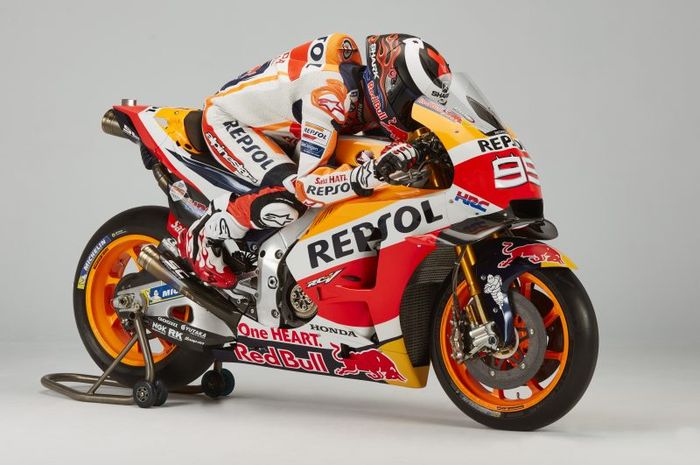 Pembalap tim Repsol Honda, Jorge Lorenzo.