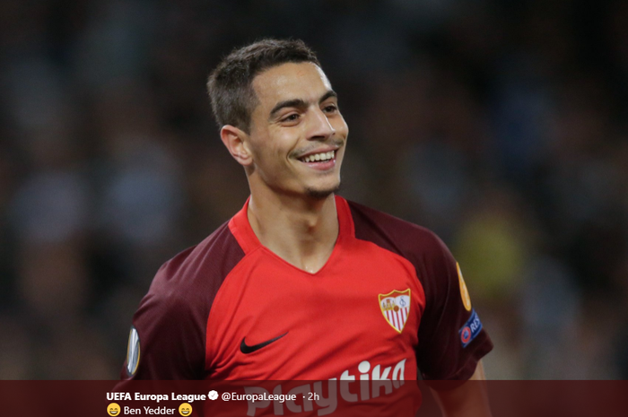 Wissam Ben Yedder menjadi penentu kemenangan 1-0 Sevilla di kandang Lazio dalam duel pertama babak 32 besar Liga Europa, Kamis (14/2/2019).