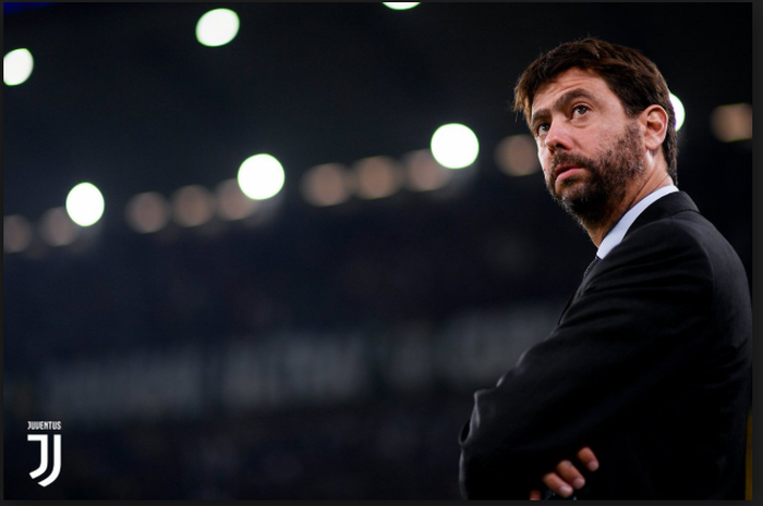 Presiden Juventus sekaligus pentolan European Super League, Andrea Agnelli.