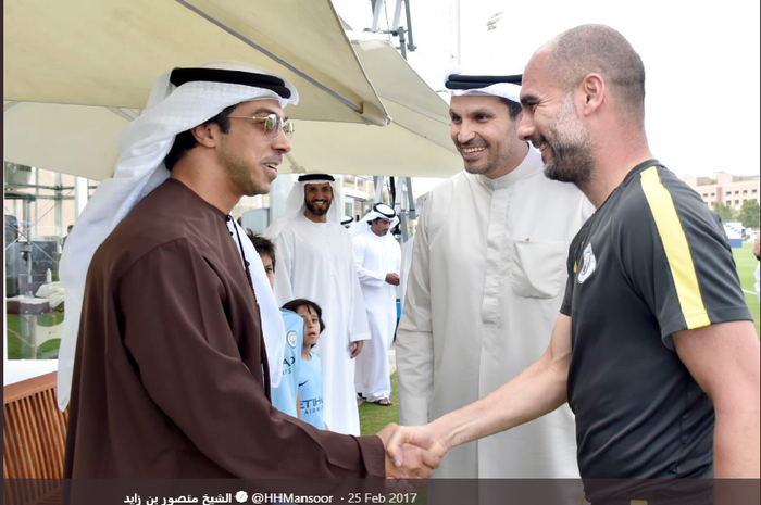 Sheikh Mansour, pemilik Manchester City.