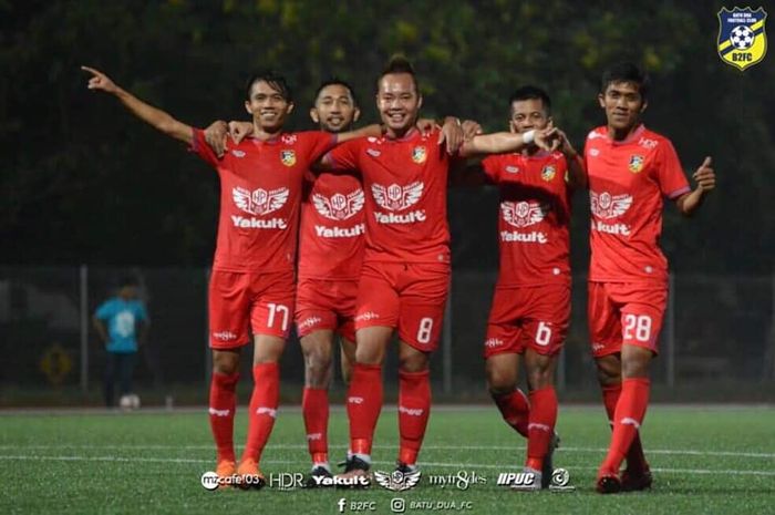 Para pemain Batu Dua FC.