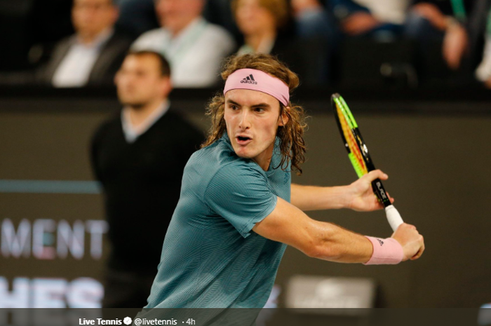 Petenis putra asal Yunani, Stefanos Tsitsipas.