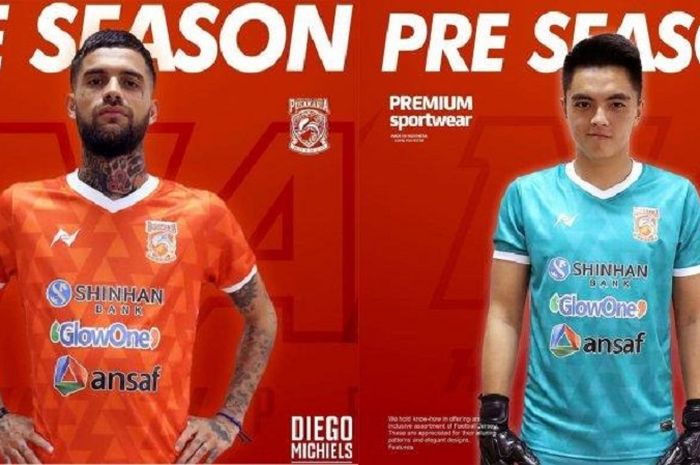 Jersey pra-musim 2019 milik Borneo FC.