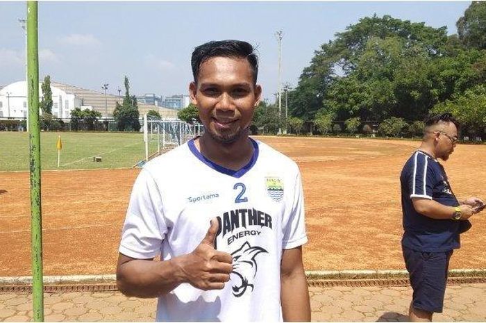 Saepuloh Maulana, saat masih bergabung dengan Persib Bandung.