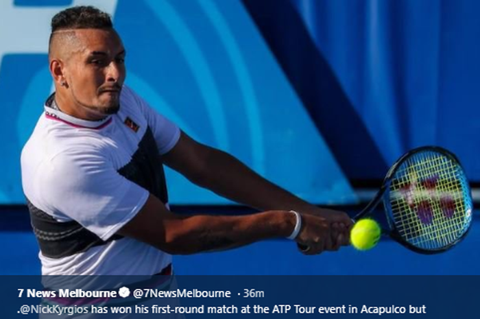 Petenis putra asal Australia, Nick Kyrgios.