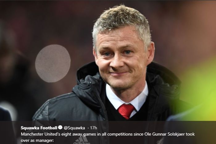 Pelatih interim Manchester United, Ole Gunnar Solskjaer.