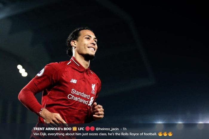 Bek tengah Liverpool, Virgil van Dijk