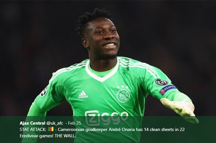 Kiper Ajax Amsterdam, Andre Onana