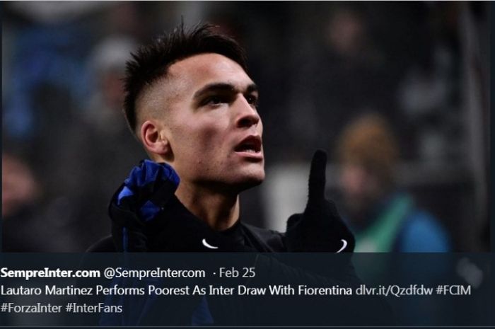 Striker Inter Milan, Lautaro Martinez