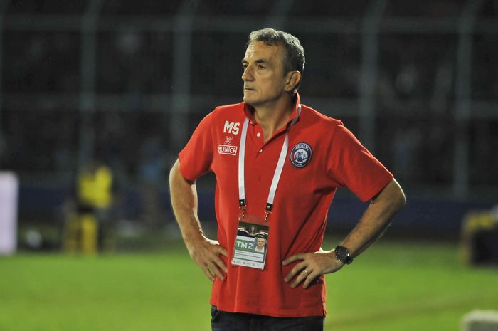 Pelatih Arema FC, Milomir Seslija.