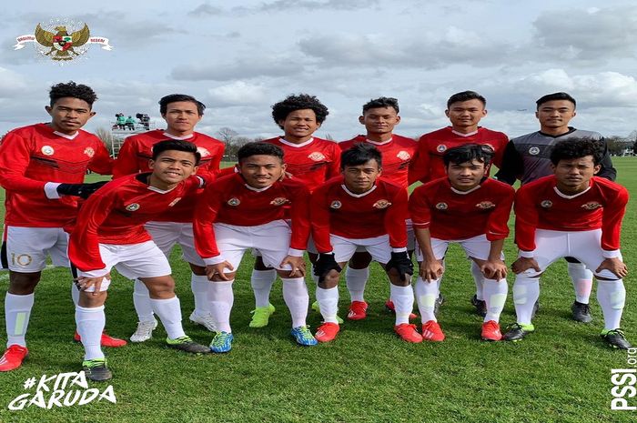 Skuat Garuda Select menang 4-0 atas Blackburn Rovers U-18, Selasa (12/3/2019)