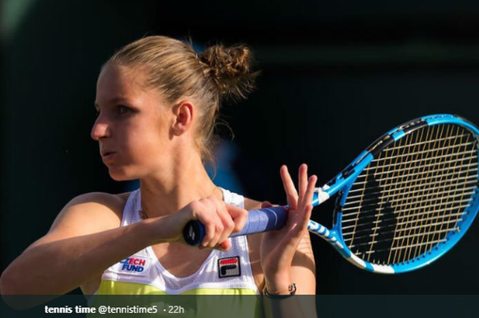 Petenis putri asal Republik Ceska, Karolina Pliskova.