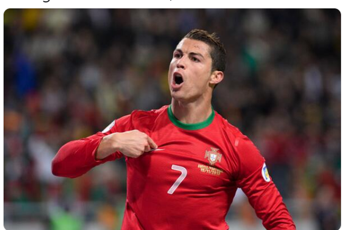 Kapten timnas Portugal, Cristiano Ronaldo.