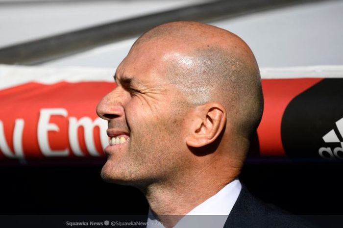 Pelatih Real Madrid, Zinedine Zidane.