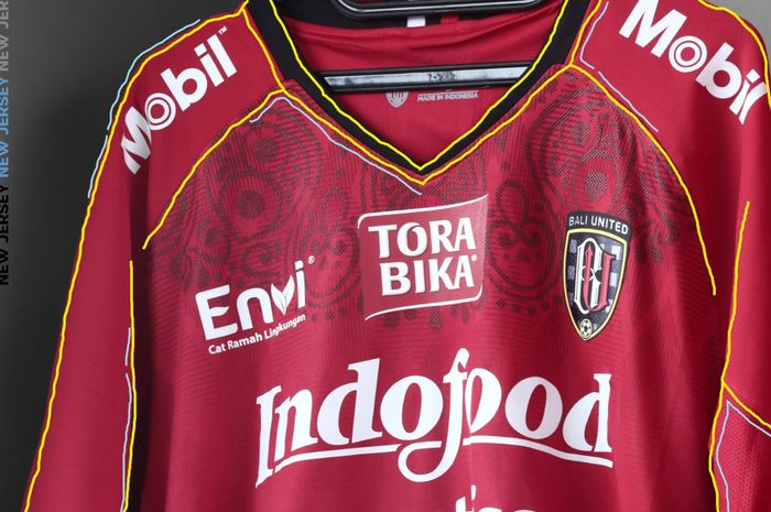 Jersey baru Bali United untuk kompetisi Liga 1 2019. 