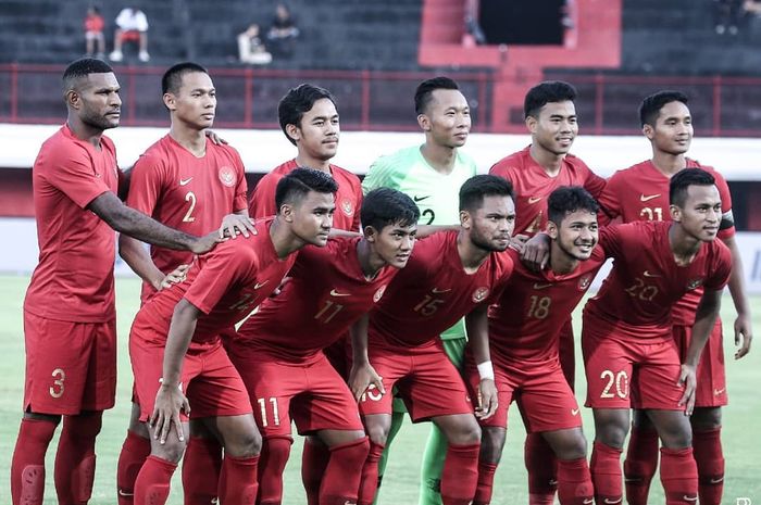 Skuat timnas U-23 Indonesia dalam persiapan menuju kualifikasi Piala Asia U-23 2020.