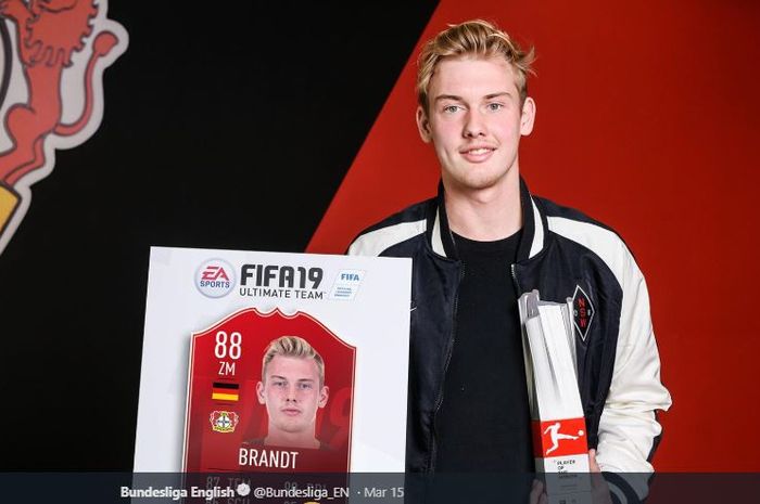 Winger Bayer Leverkusen, Julian Brandt, dirumorkan akan bergabung dengan Real Madrid pada musim depan.