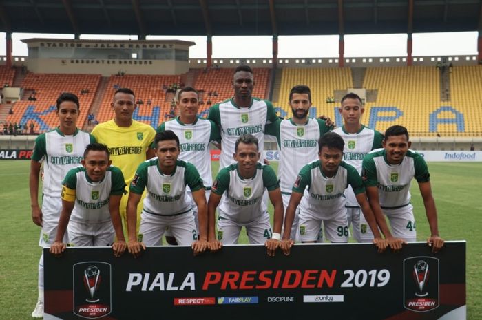 Skuat Persebaya Surabaya di Piala Presiden 2019.