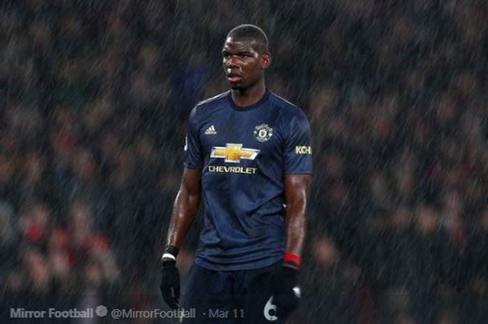 Gelandang Manchester United, Paul Pogba.